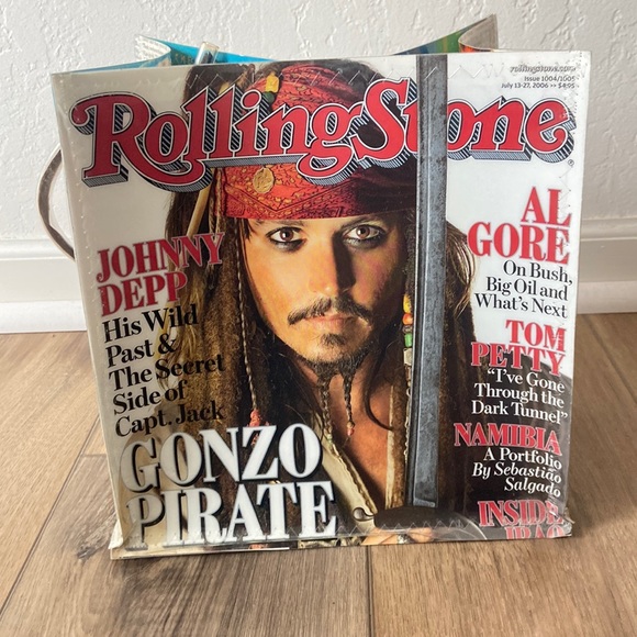 Handbags - Rolling Stones Johnny Depp Magazine Purse